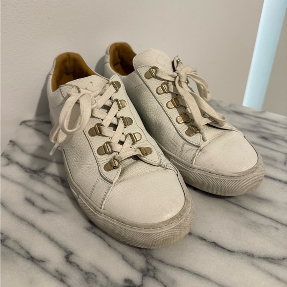 KOIO Collective Gavia Bianco Women's Sneakers White Leather Shoes Size 39 US 9 - Picture 2 of 4